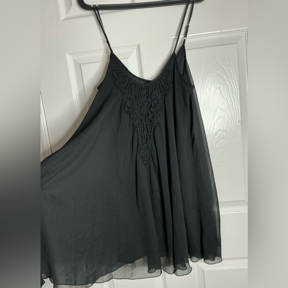 Express Black Scoop Neck Sundress for Cocktail - Picture 2 of 7